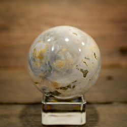 Ocean jaspis, 6,7 cm, klot, 412 gram