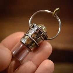 Rollerball no2 berkgristall med rutilnålar