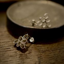 Fleur, silverörhängen