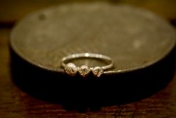 Silverring med 3 stjärntecken