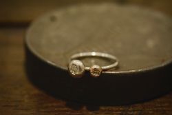 Silverring med 2 stjärntecken