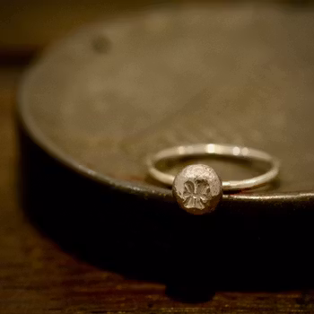 Silverring med 1 stjärntecken