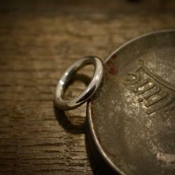 Rund, silverring 4 mm