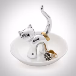 Ringhållare med katt