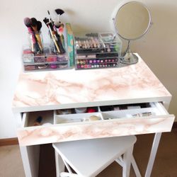Dekorplast (45 x 200 cm) - Marmor Rosa
