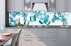 Splashback stänkskydd - ICE CUBES