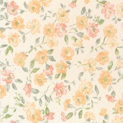 Dekorplast (metervara) - Blommor Aprikos & Rosa