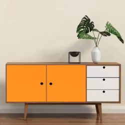 Dekorplast (metervara) -  Matt Orange