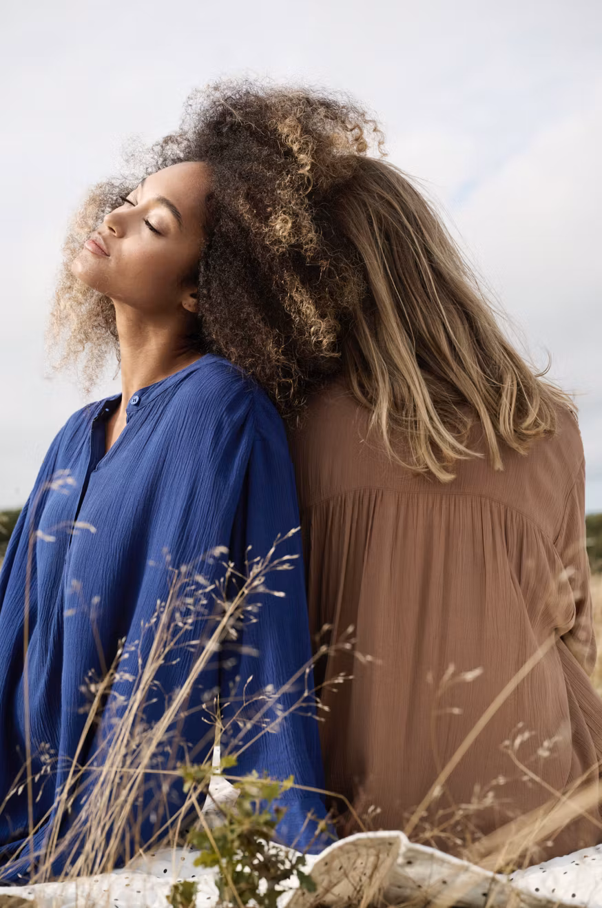 harmony shirt, skjorta i crepad tunn viscose från moshi moshi mind