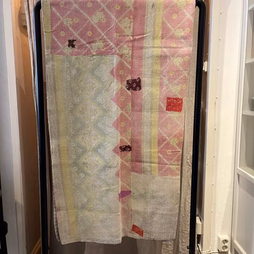 Kanthapläd no1 pink - SÅLD!