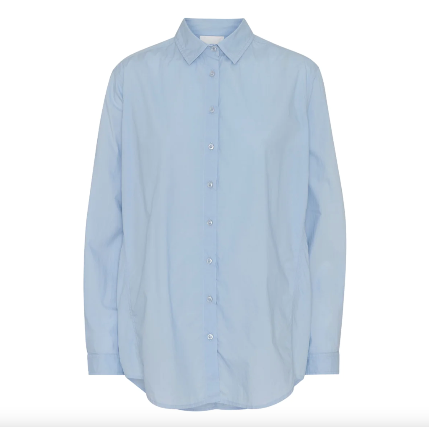Skjorta i boyfriend modell med rynk i ryggen för lite rymlig modell, bomullspoplin och organic cotton från Project AJ117