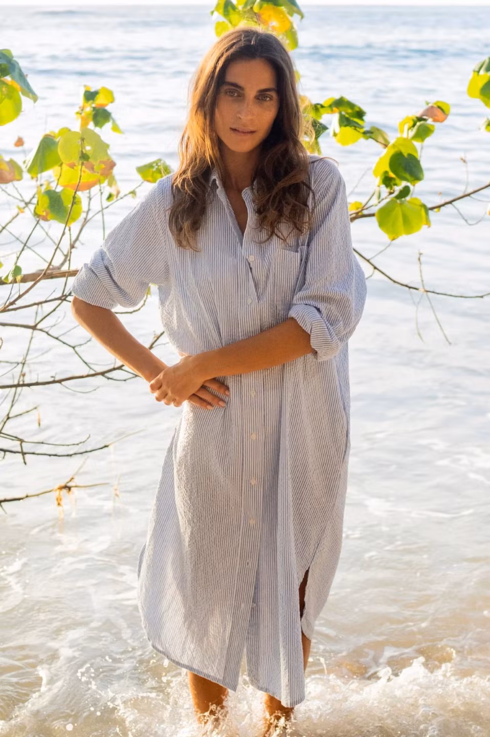 Reason Shirtdress Stripe