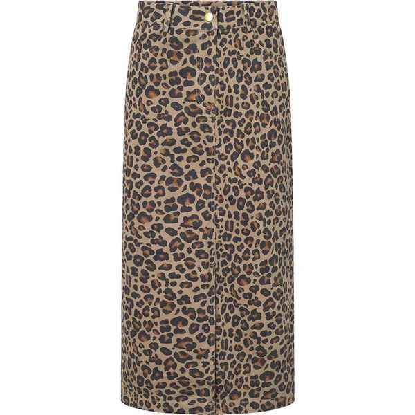 Pennkjol i leoprint från Depeche. Jane Pencil Skirt