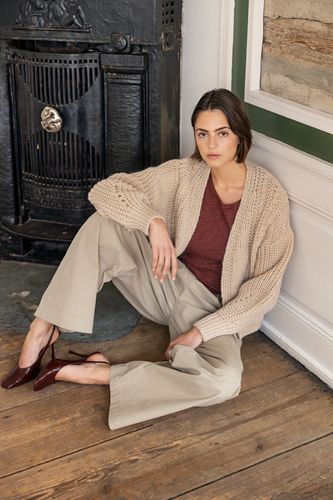 Suzette Cardigan Sand - Slutsåld!