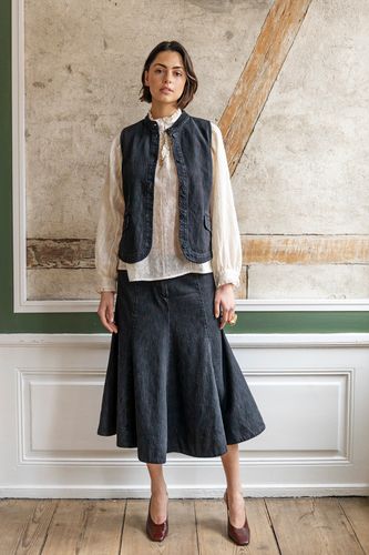 Passion Denim Vest - Endast blå kvar
