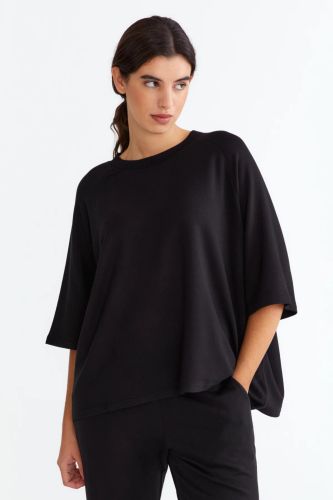 Happy Tee Sweathirt Black