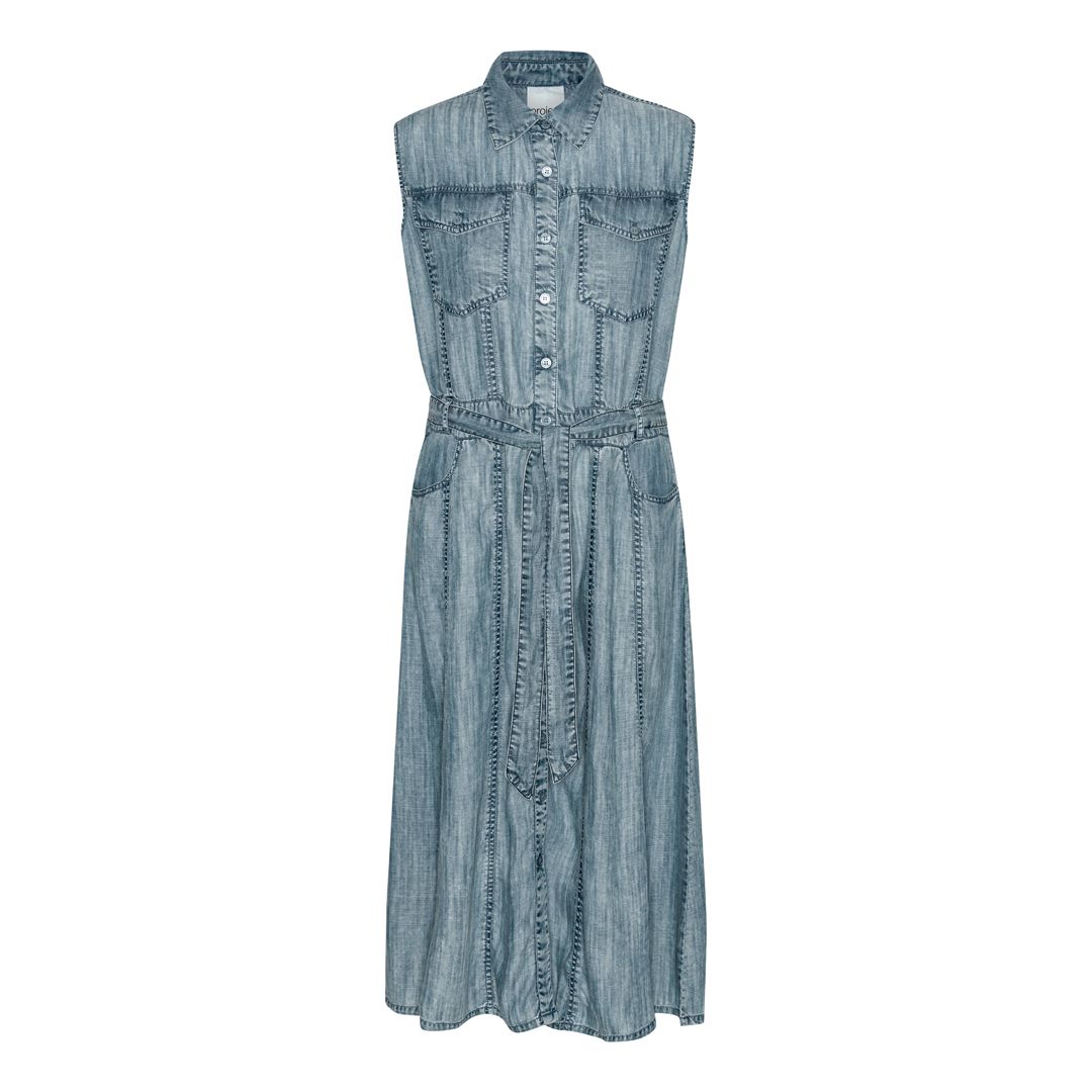 Kenna dress, en klänning i mjuk tencel i denimlook, från Project AJ117