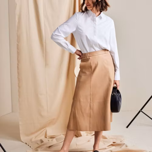 Shape Leather Skirt - Vår absoluta favoritkjol här!