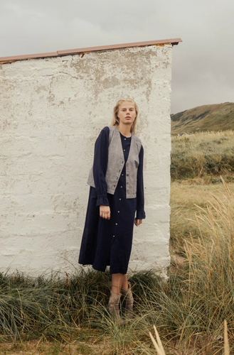 Filisa Shirtdress Dark Navy