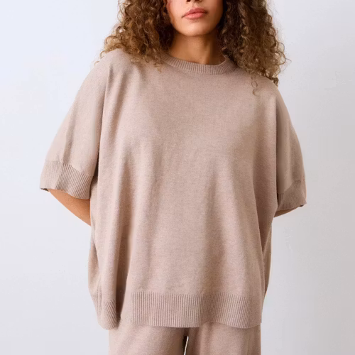 Ozzy Knit Top Greige