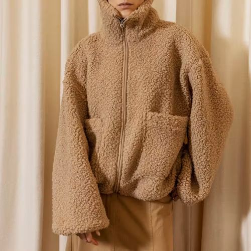 Teddy Jacket Camel