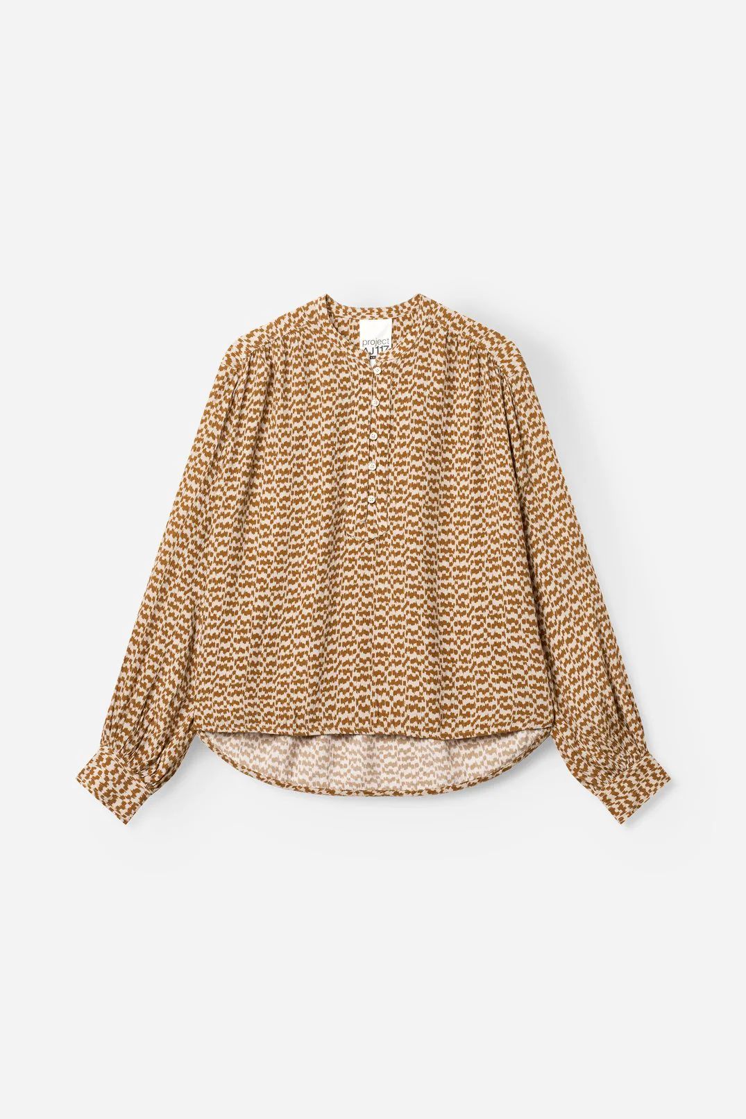 Katlyn blouse, mönstrad blus i viskos, från Project AJ117