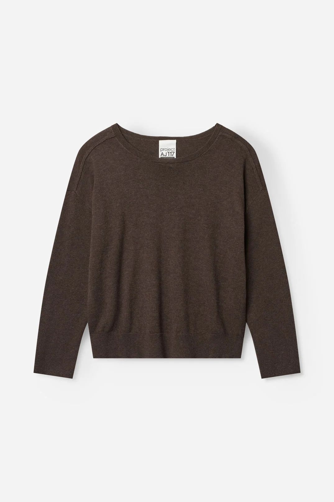 Safir knit sweater, i organic cotton med fine wool, från Project AJ117.