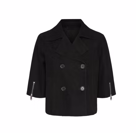 Suede Short Trench Jacket