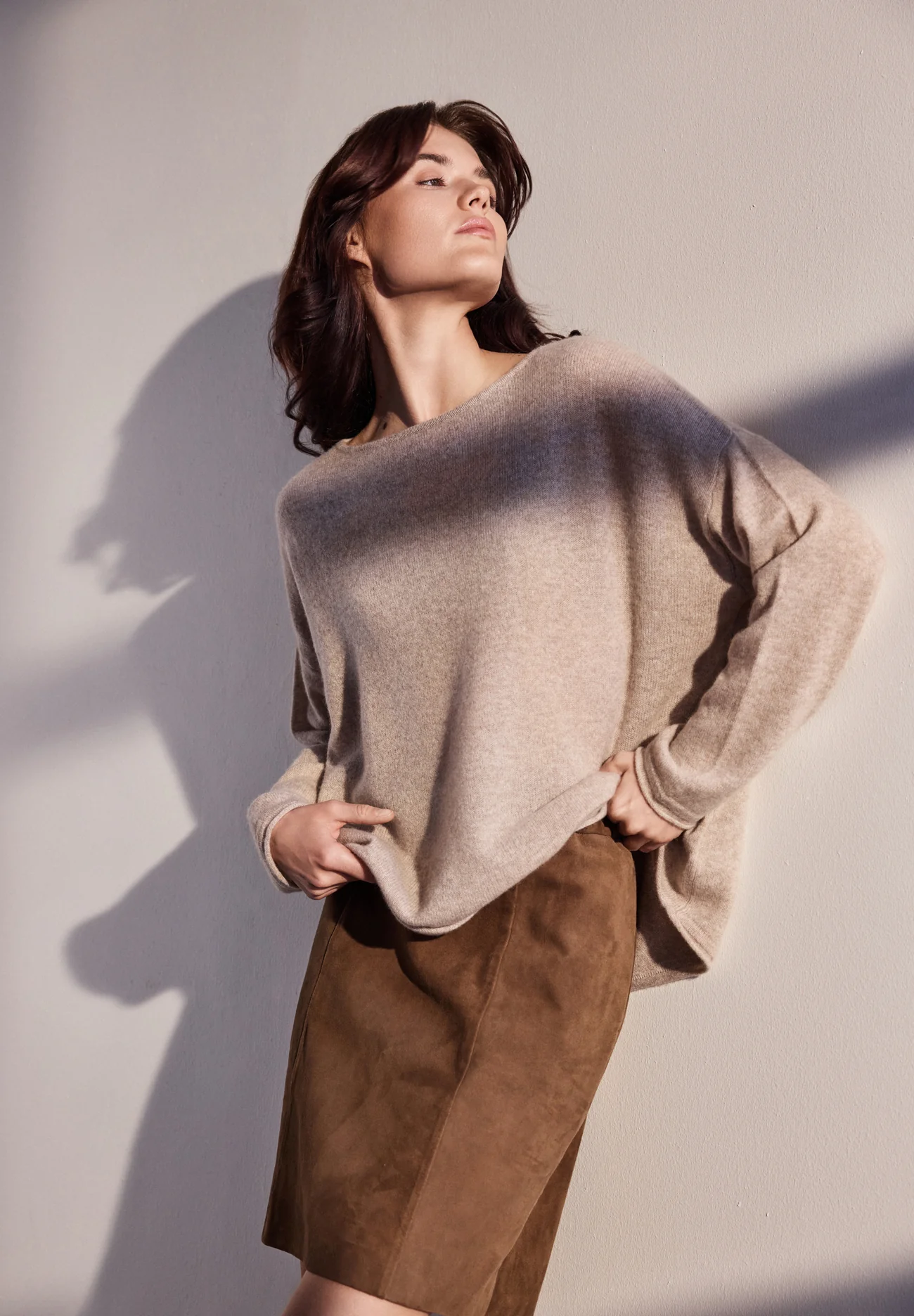 Cashmere tröja i oversize modell, med lite smalare ärm, från BTF.CPH