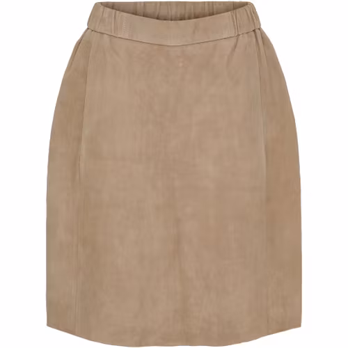Suede Short Skirt
