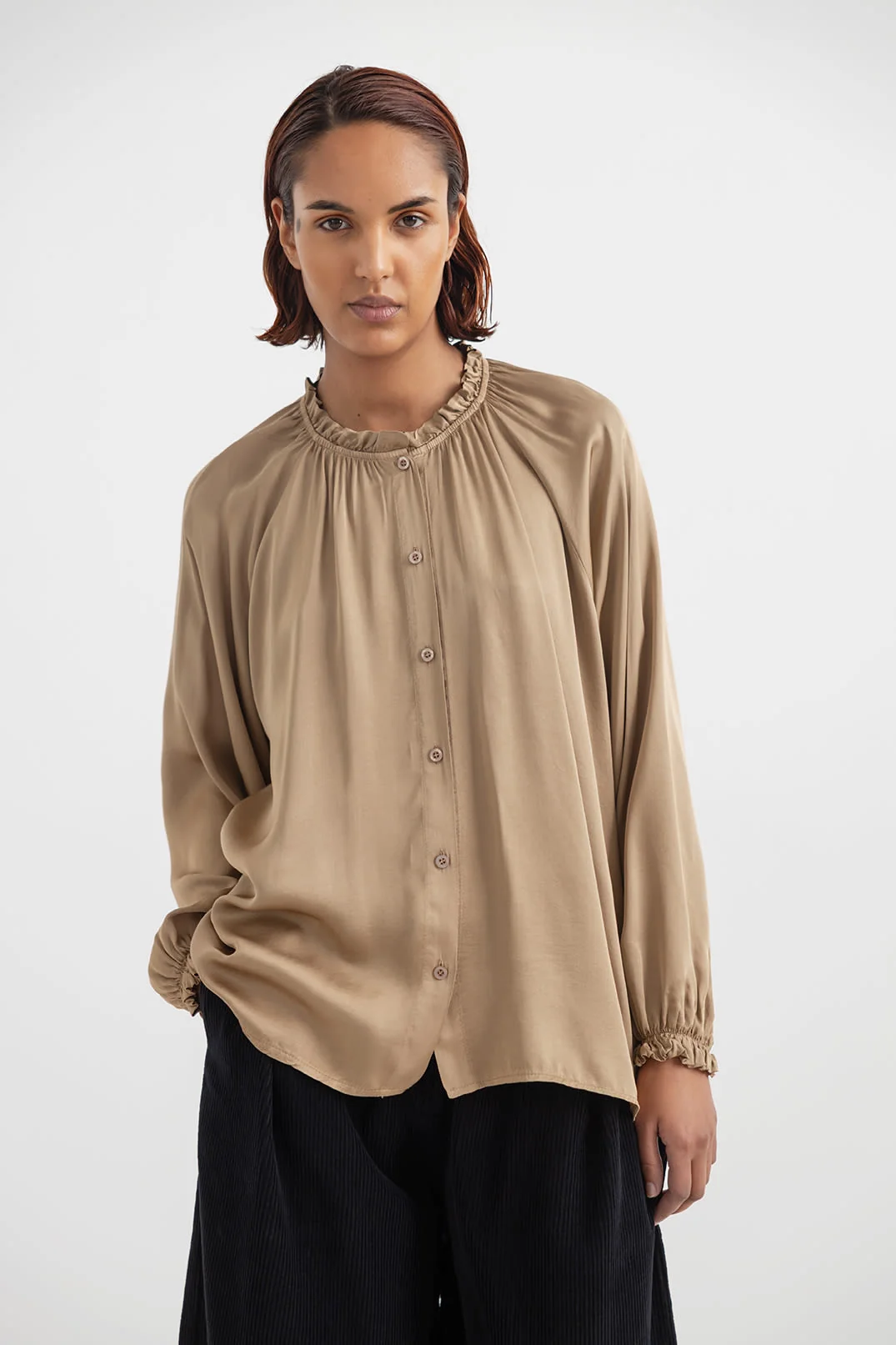 Rachel Blouse Camel