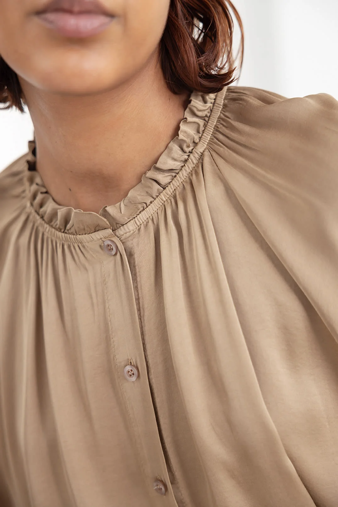 Rachel Blouse Camel