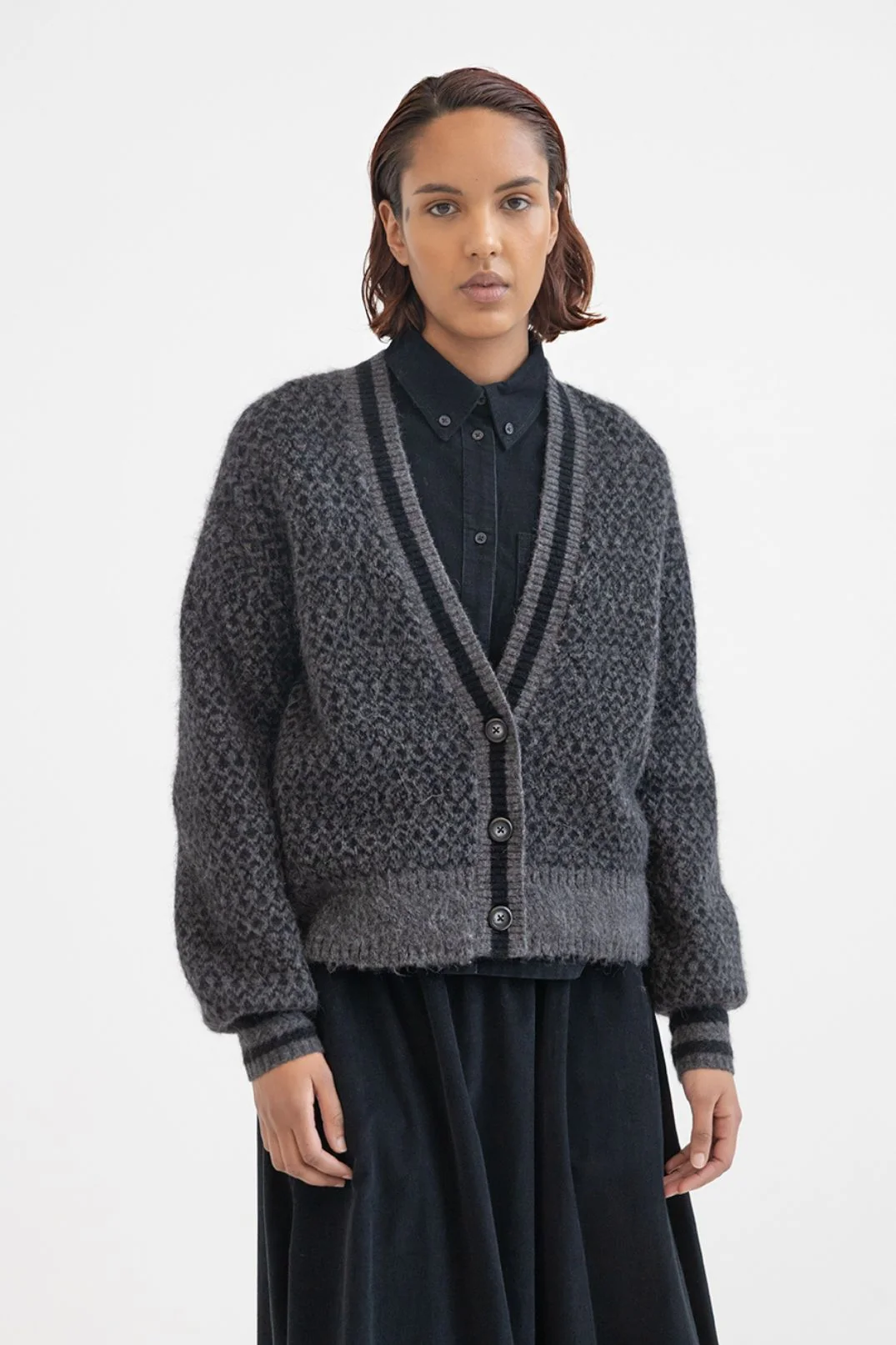 Nellie Cardigan Charcoal