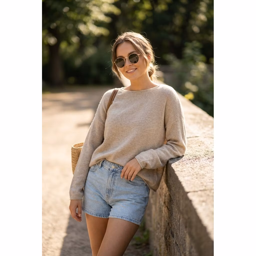 Cashmere tröja i oversize modell, med lite smalare ärm, från BTF.CPH