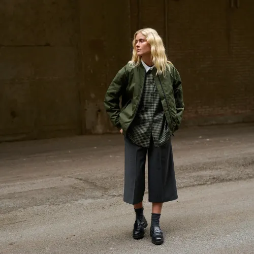 Raw Culotte Pants