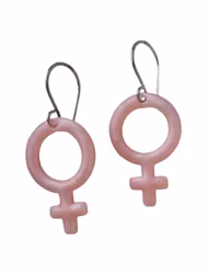 Venusörhängen Små, Rosa.