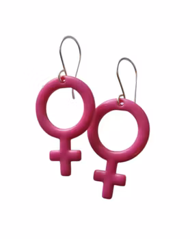 Venusörhängen Stora, Cerise.