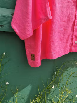 Rödtotts Skjortblus, Cerise, storlek XL.