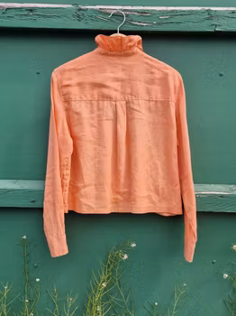 Rödtotts Skjortblus, Korall, storlek 44.