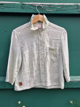 Rödtotts Skjortblus, Lingrön, storlek XS.
