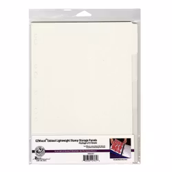 Tabbed Lightweight Stamp Storage Panels 5/Pkg