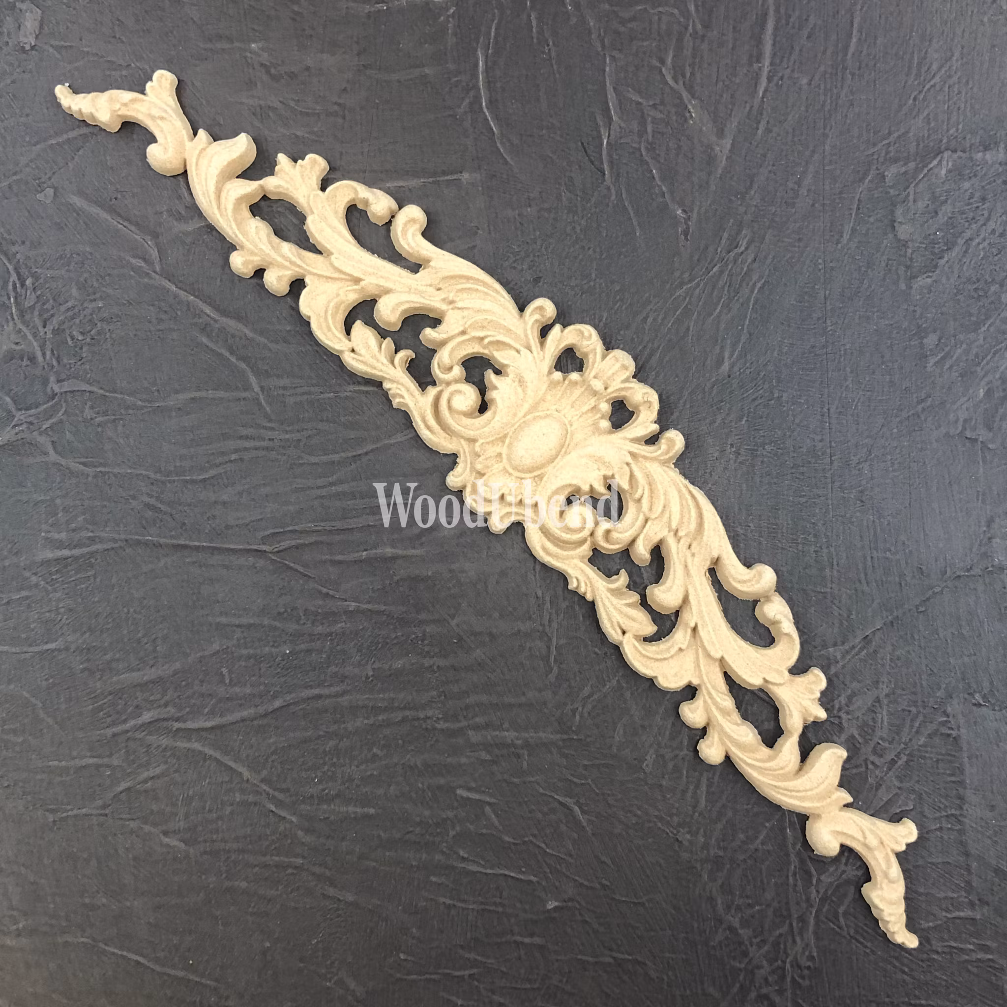 Appliques Leafy Pediment  - 29x5,5x0,7cm - WUB6107