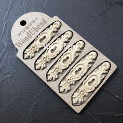 Nøkkelhull i 5pk - 7x1,5cm - WUB0991