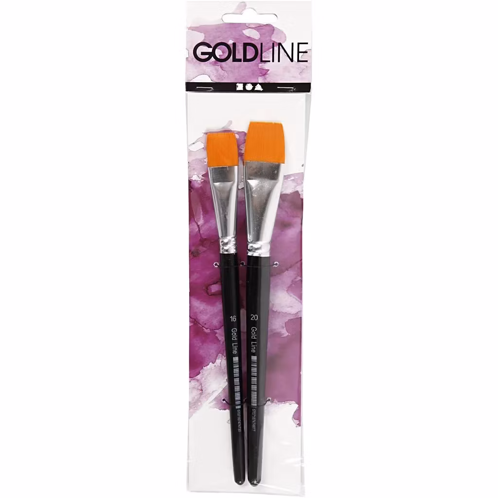 Gold Line pensler  nr. 16 + 20