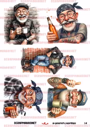 Papirklipp 14 - Biker A4