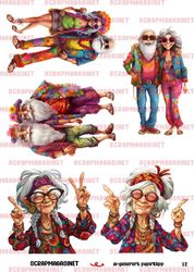 Papirklipp 12 - Hippie A4