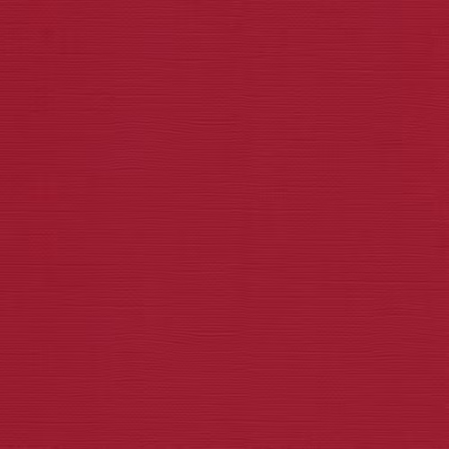 Ensfarget kartong 30,5x30,5cm - CARMINE 25pk./216gr canvasstruktur