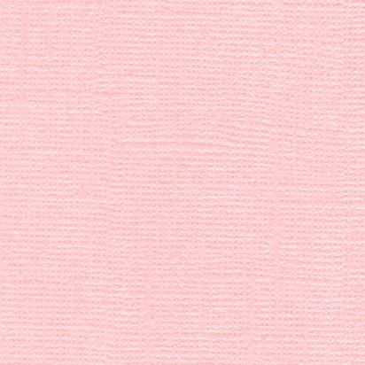 Ensfarget kartong 30,5x30,5cm - PALE PINK 25pk./216gr canvasstruktur
