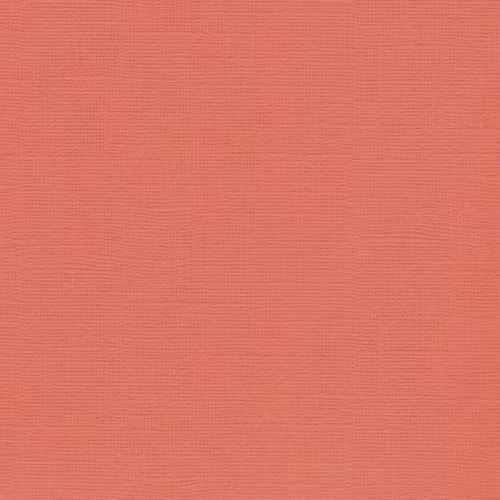 Ensfarget kartong 30,5x30,5cm - CORAL 25pk./216gr canvasstruktur