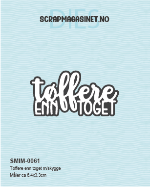 Tøffere enn toget m/skygge